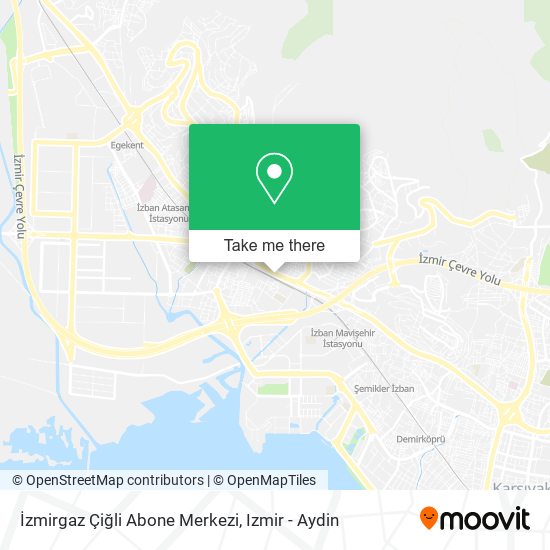 İzmirgaz Çiğli Abone Merkezi map