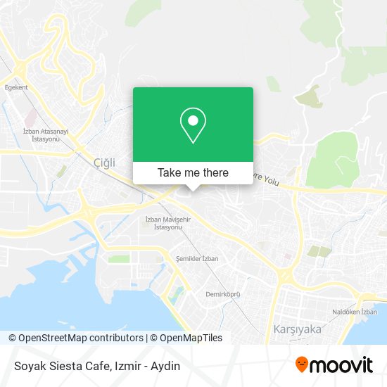 Soyak Siesta Cafe map