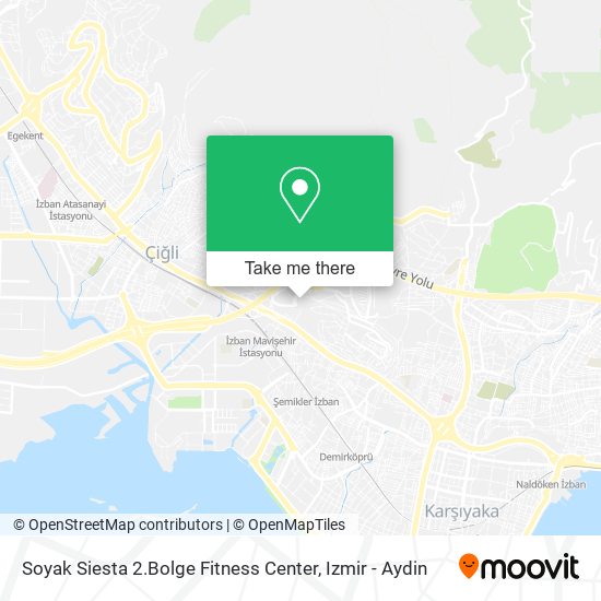 Soyak Siesta 2.Bolge Fitness Center map
