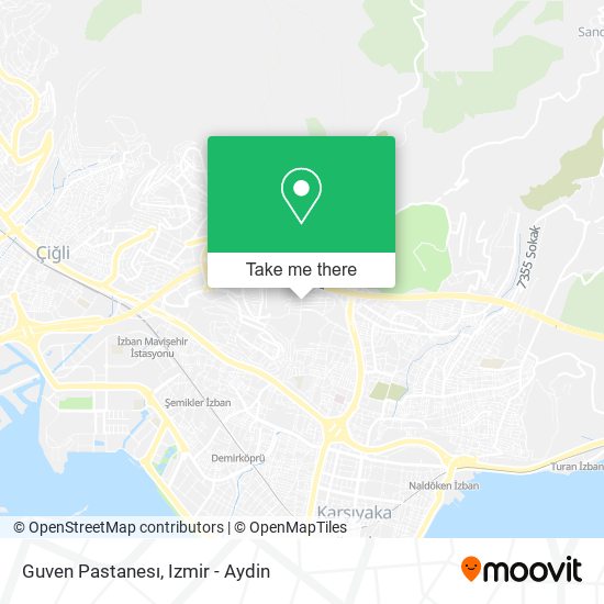 Guven Pastanesı map