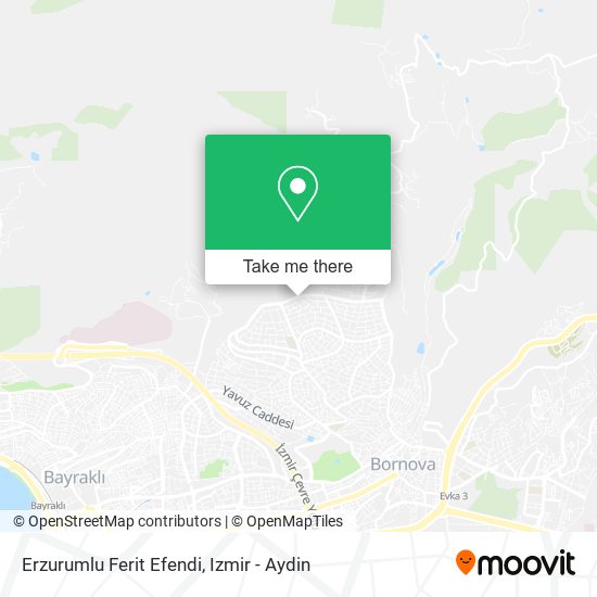 Erzurumlu Ferit Efendi map