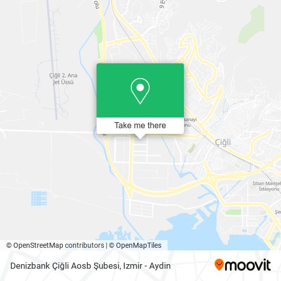Denizbank Çiğli Aosb Şubesi map