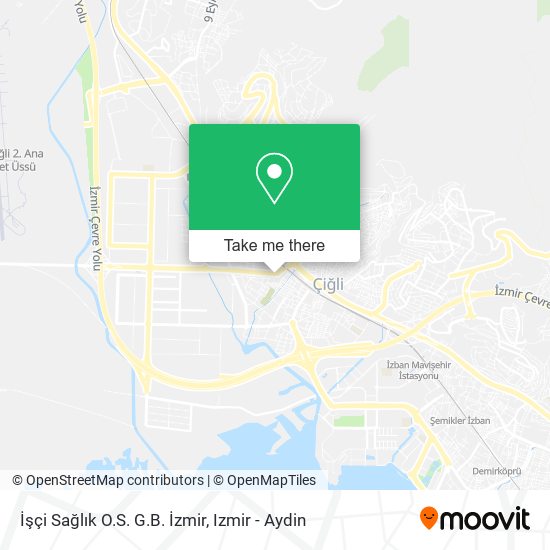 İşçi Sağlık O.S. G.B. İzmir map