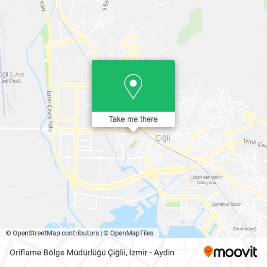 Oriflame Bölge Müdürlüğü Çiğlii map