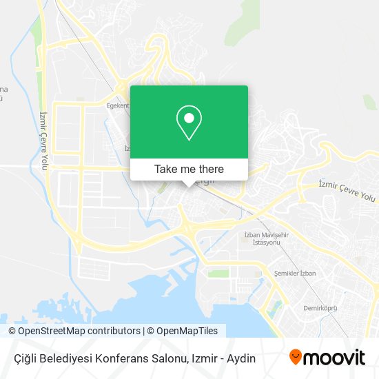 Çiğli Belediyesi Konferans Salonu map