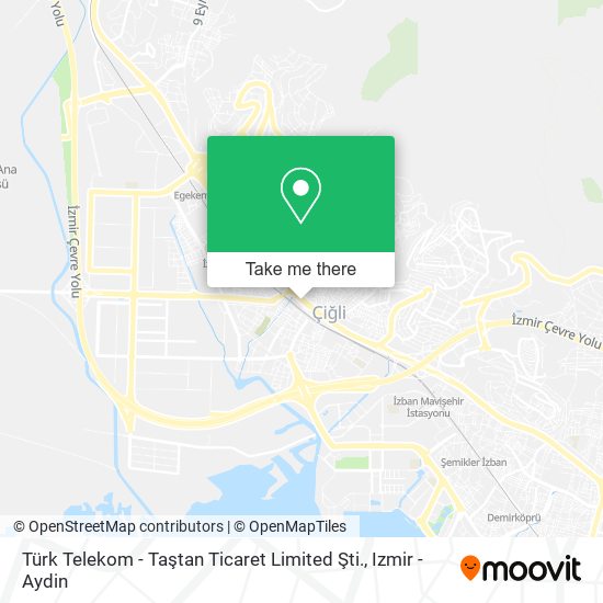 Türk Telekom - Taştan Ticaret Limited Şti. map