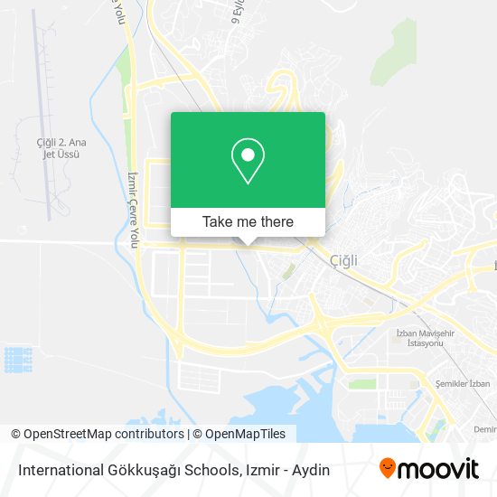 International Gökkuşağı Schools map