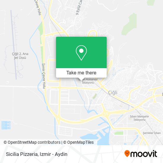 Sicilia Pizzeria map