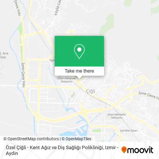 Özel Çiğli - Kent Ağız ve Diş Sağlığı Polikliniği map