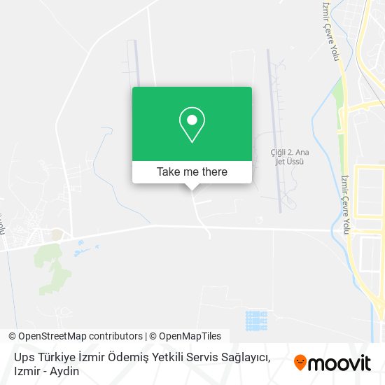Ups Türkiye İzmir Ödemiş Yetkili Servis Sağlayıcı map