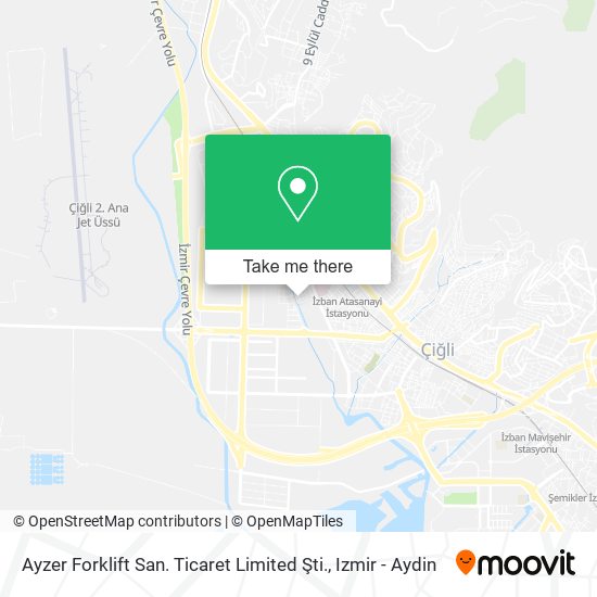 Ayzer Forklift San. Ticaret Limited Şti. map