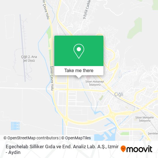 Egechelab Silliker Gıda ve End. Analiz Lab. A.Ş. map
