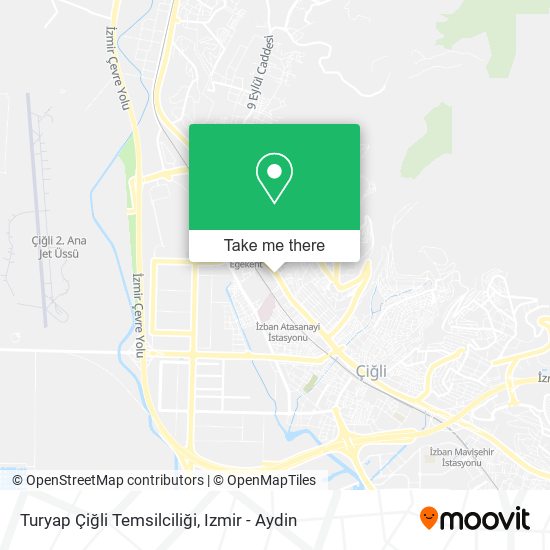Turyap Çiğli Temsilciliği map