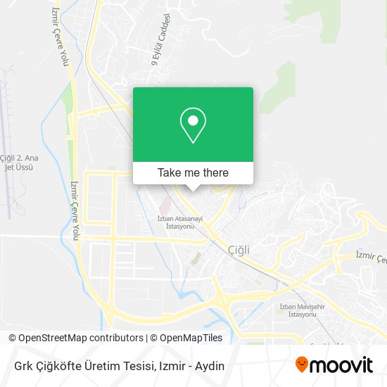 Grk Çiğköfte Üretim Tesisi map