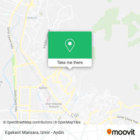 Egekent Manzara map