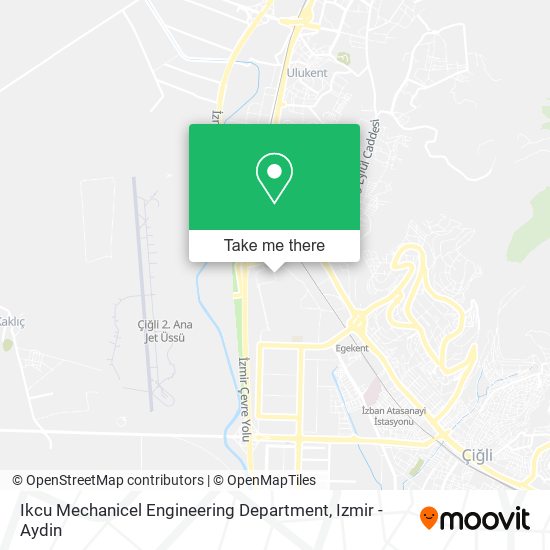 Ikcu Mechanicel Engineering Department map