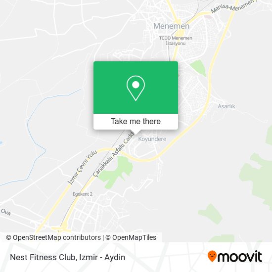 Nest Fitness Club map