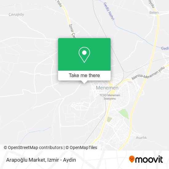 Arapoğlu Market map