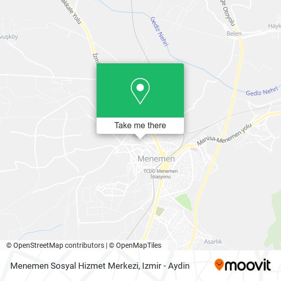 Menemen Sosyal Hizmet Merkezi map
