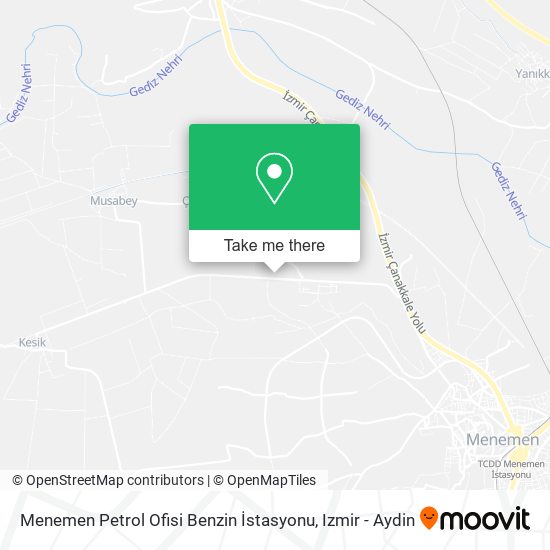Menemen Petrol Ofisi Benzin İstasyonu map