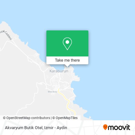 Akvaryum Butik Otel map