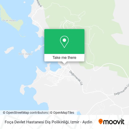 Foça Devlet Hastanesi Diş Polikinliği map