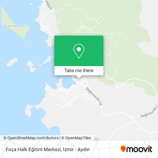 Foça Halk Eğitim Merkezi map