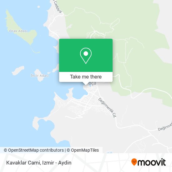 Kavaklar Cami map