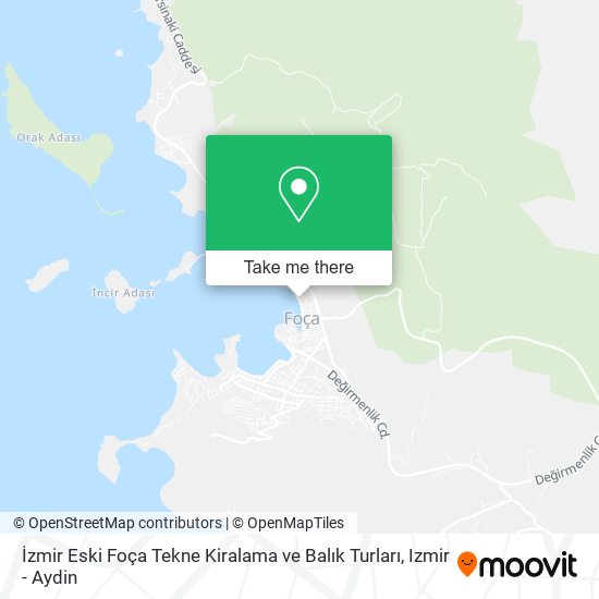 İzmir Eski Foça Tekne Kiralama ve Balık Turları map