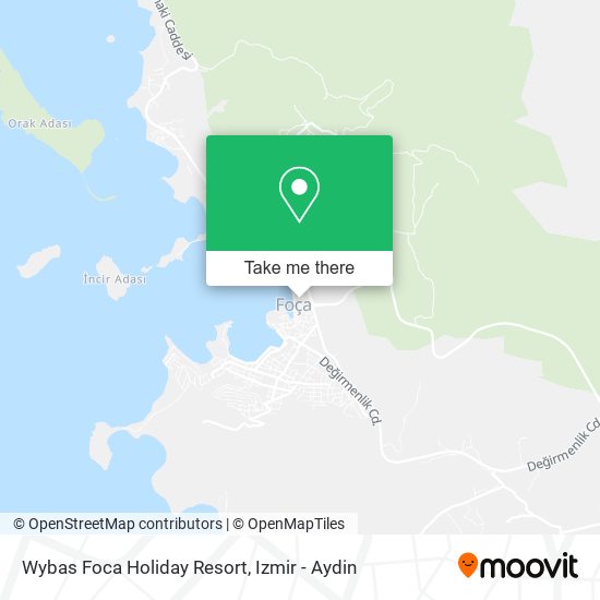 Wybas Foca Holiday Resort map