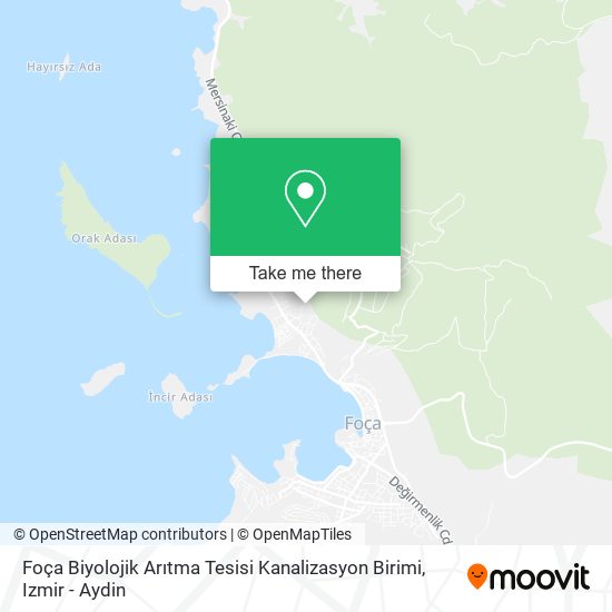 Foça Biyolojik Arıtma Tesisi Kanalizasyon Birimi map