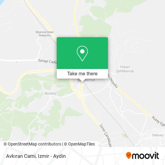 Avkıran Cami map