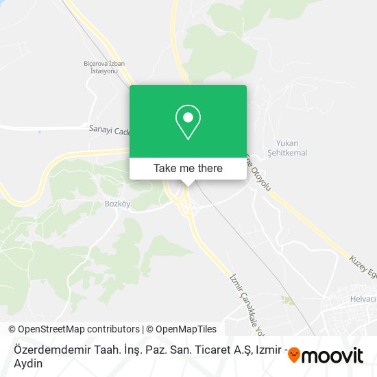Özerdemdemir Taah. İnş. Paz. San. Ticaret A.Ş map