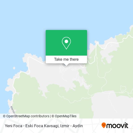 Yeni Foca - Eski Foca Kavsagi map