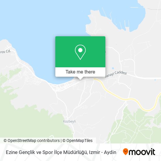 Ezine Gençlik ve Spor İlçe Müdürlüğü map