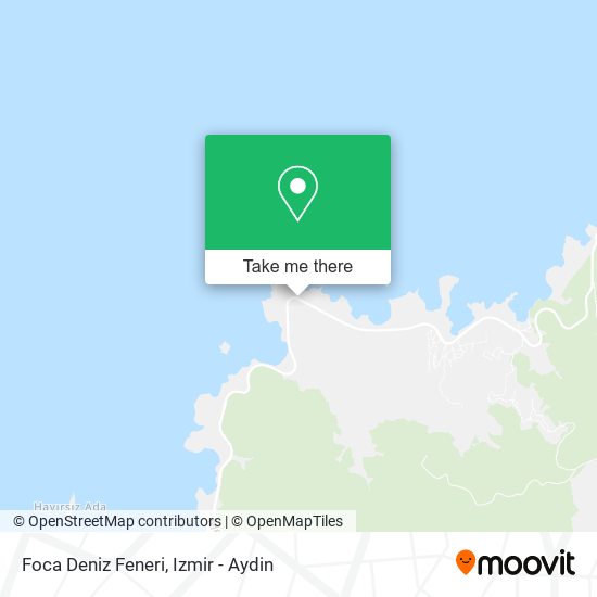 Foca Deniz Feneri map