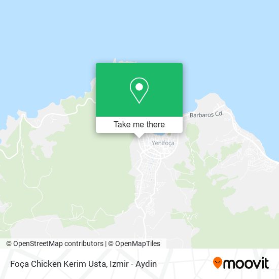 Foça Chicken Kerim Usta map
