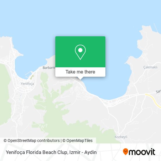 Yenifoça Florida Beach Clup map