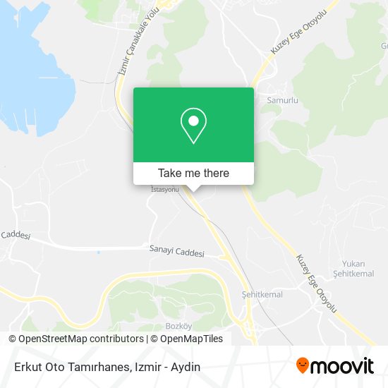 Erkut Oto Tamırhanes map