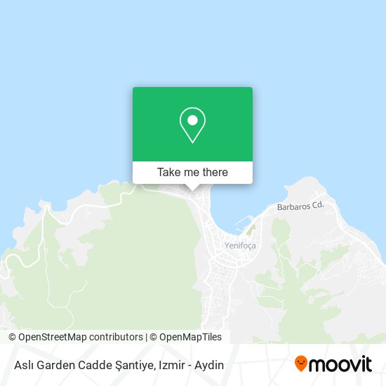 Aslı Garden Cadde Şantiye map