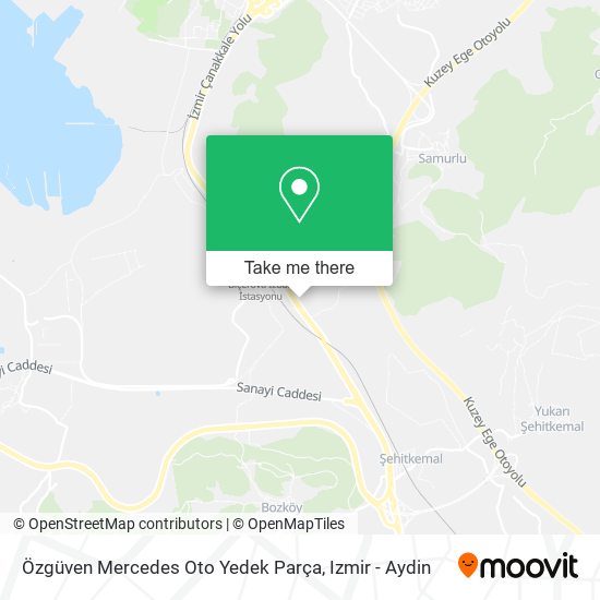 Özgüven Mercedes Oto Yedek Parça map