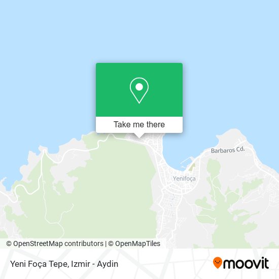 Yeni Foça Tepe map
