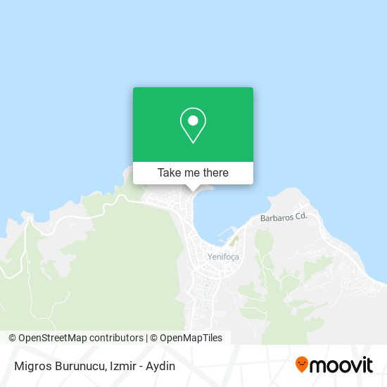 Migros Burunucu map