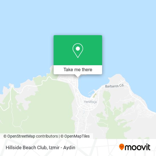 Hillside Beach Club map