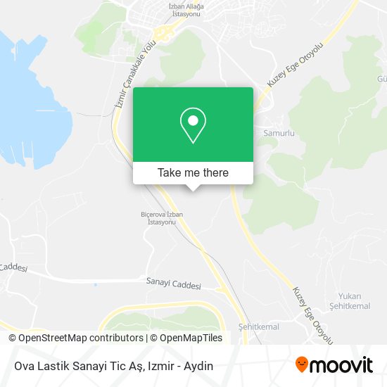 Ova Lastik Sanayi Tic Aş map