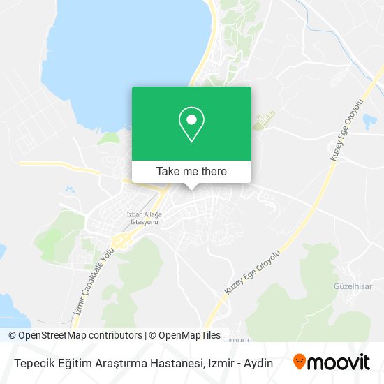 Tepecik Eğitim Araştırma Hastanesi map