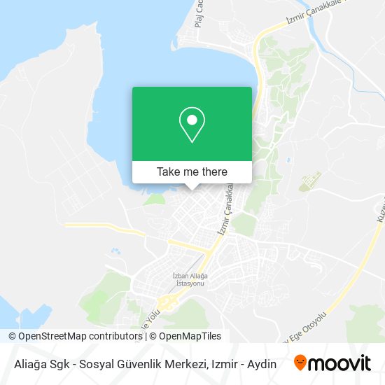Aliağa Sgk - Sosyal Güvenlik Merkezi map