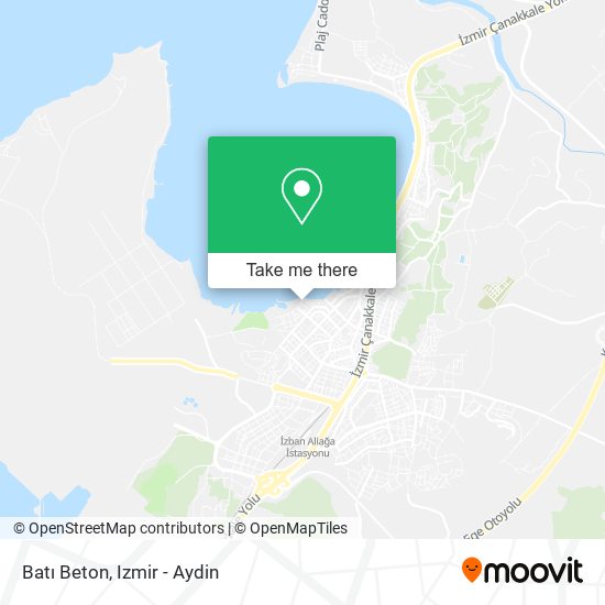 Batı Beton map