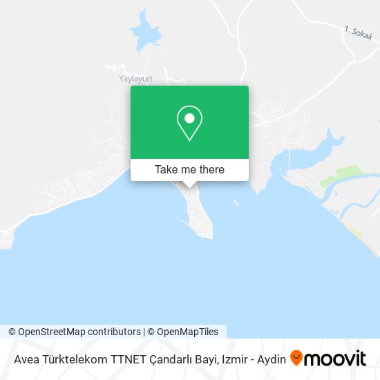 Avea Türktelekom TTNET Çandarlı Bayi map