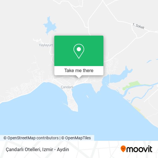 Çandarlı Otelleri map